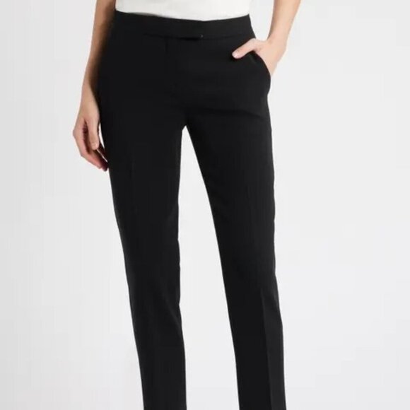 Theory Black Tuxedo Pants Size 4 - Picture 2 of 10